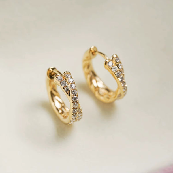 Destin Crystal Hoops