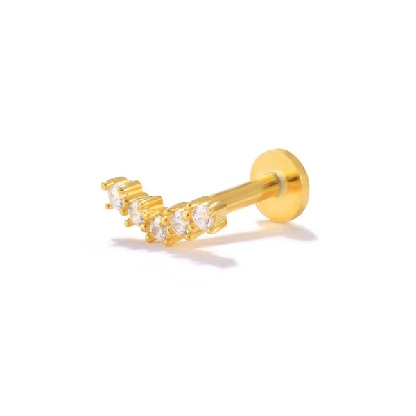 Hayward	Crystal Ball Screwback- Single Earring